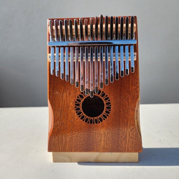 NEW Kalimba Musical Instrument Thumb Piano 17 Keys Portable Mbira Finger Piano W - Picture 1 of 14